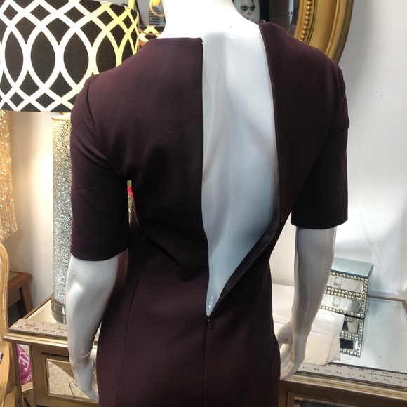 SOLD 🔴 Theory Harkin Boatneck Sheath Lined Dress - Picture 7 of 8